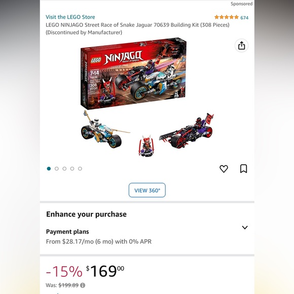 Lego Other - NEVER OPENED LEGO NINJAGO Masters of Spinjitzu kit